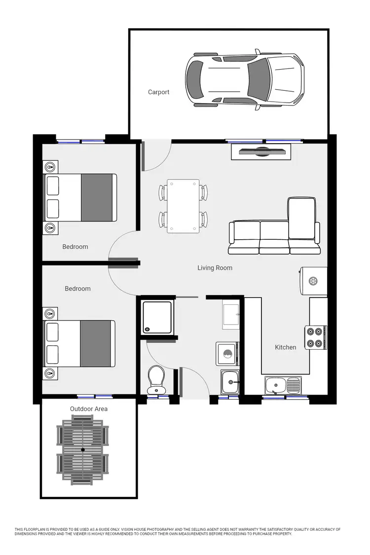 Floorplan of Homely unit listing, 3/2 Eileen Street, Mildura VIC 3500