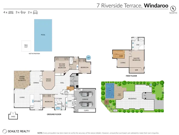 Floorplan of Homely house listing, 7 Riverside Terrace, Windaroo QLD 4207