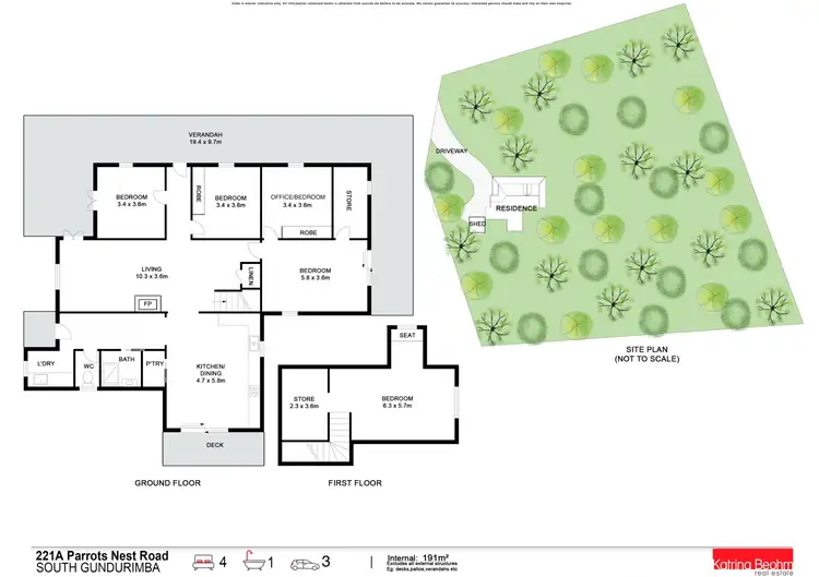 Floorplan of Homely rural property listing, 221A Parrots Nest Road, South Gundurimba NSW 2480
