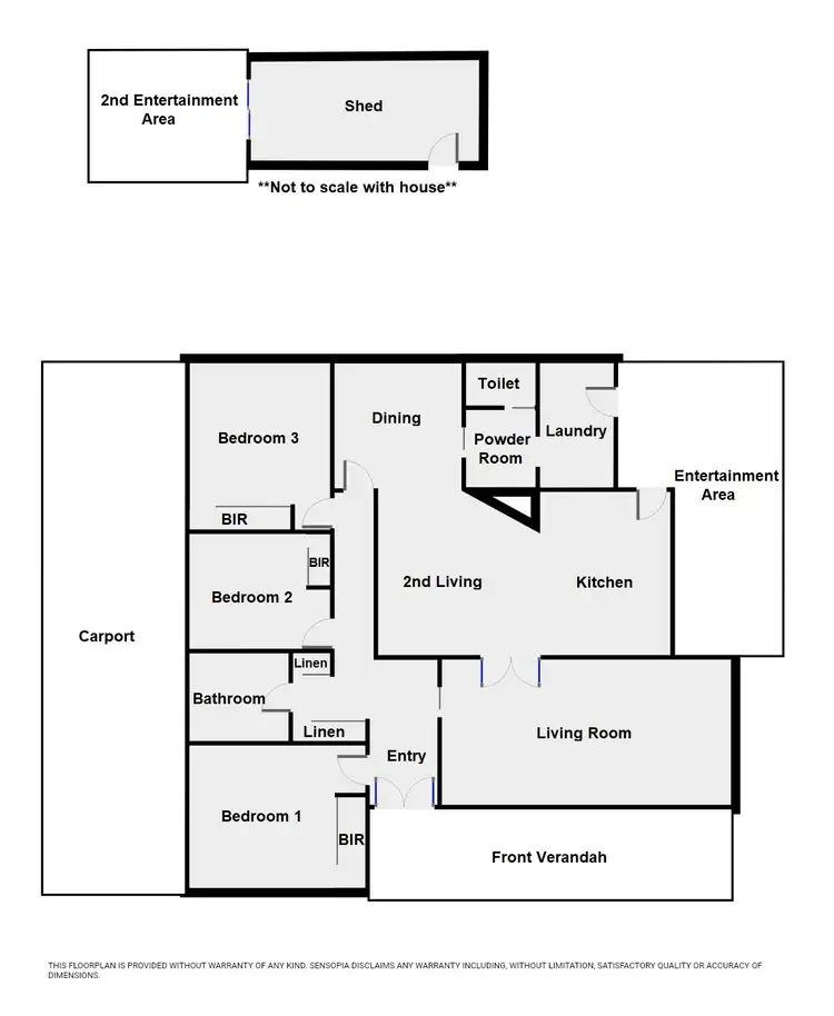 Floorplan of Homely house listing, 76 Craig Avenue, Warracknabeal VIC 3393