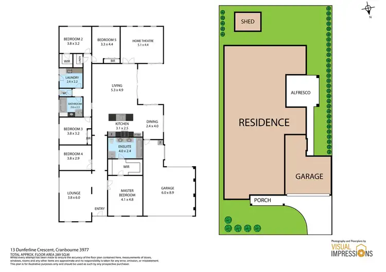 Floorplan of Homely house listing, 13 Dunferline Crescent, Cranbourne VIC 3977