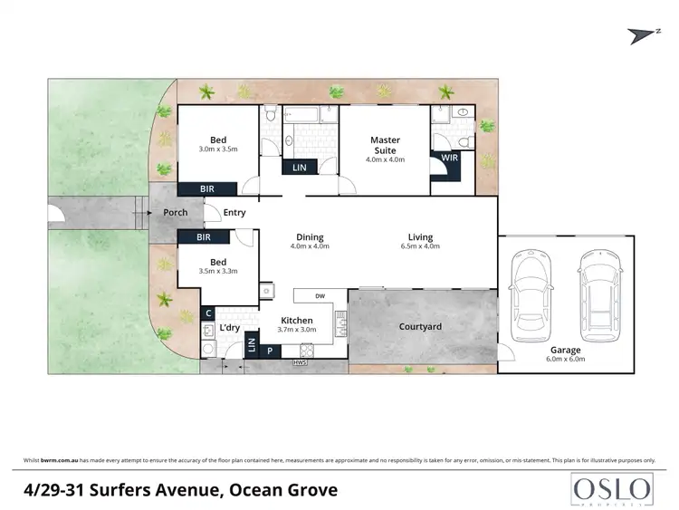 Floorplan of Homely unit listing, 4/29-31 Surfers Avenue, Ocean Grove VIC 3226
