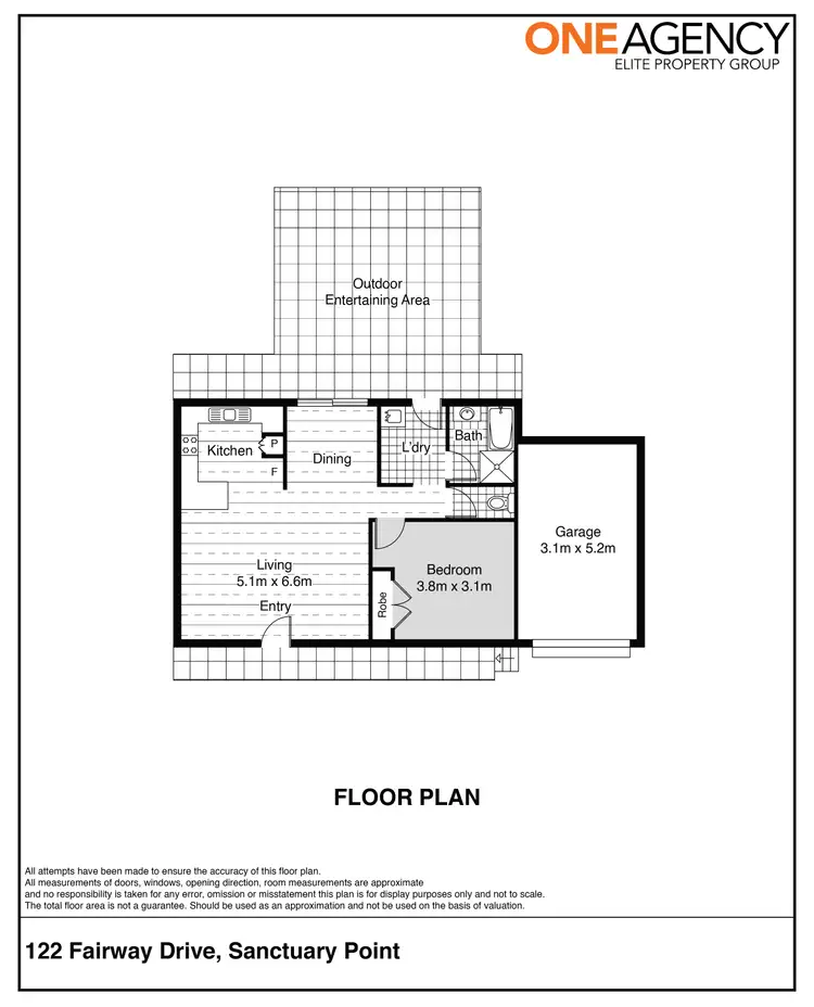 Floorplan of Homely house listing, 122 Fairway Drive, Sanctuary Point NSW 2540