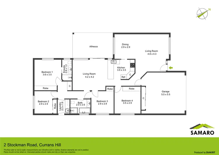 Floorplan of Homely house listing, 2 Stockman Road, Currans Hill NSW 2567