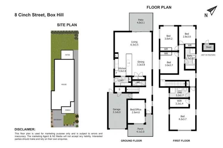 Floorplan of Homely house listing, 8 Cinch Street, Box Hill NSW 2765