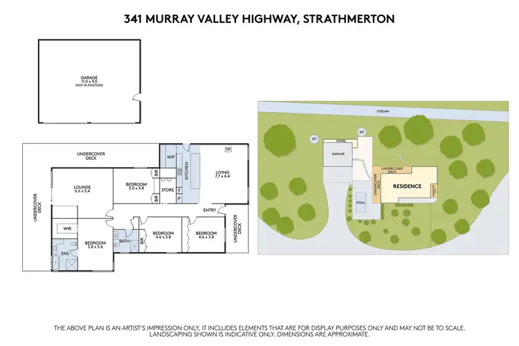 Floorplan of Homely rural property listing, 341 MV Hwy, Strathmerton VIC 3641