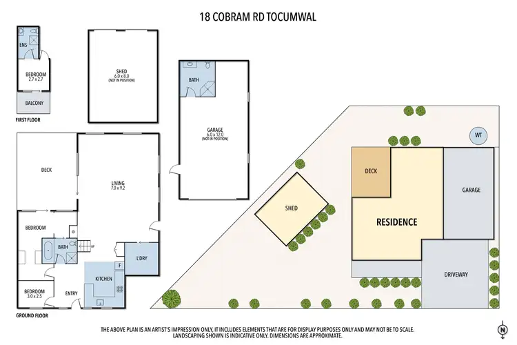 Floorplan of Homely house listing, 18 Cobram Street, Tocumwal NSW 2714
