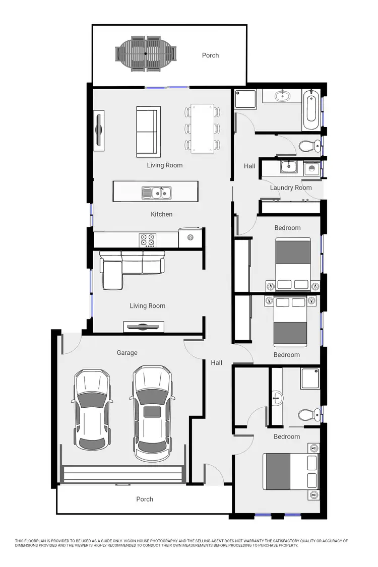 Floorplan of Homely townhouse listing, 321 Eighth Street, Mildura VIC 3500