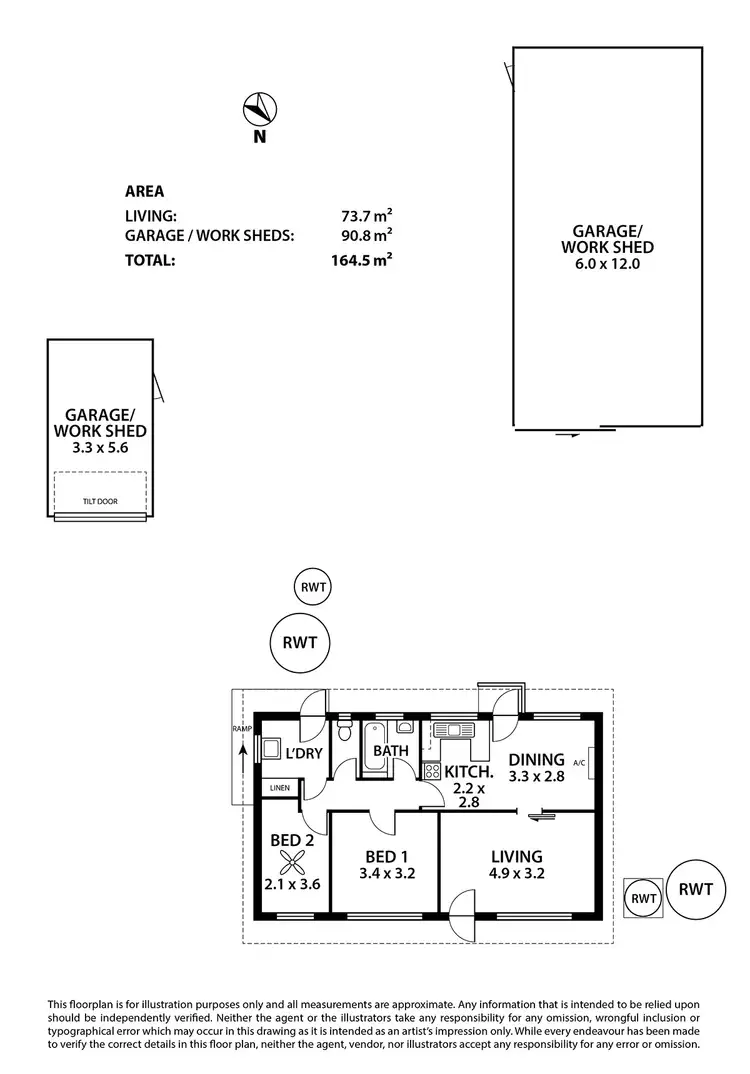 Floorplan of Homely house listing, 109 Old Princes Highway, Murray Bridge East SA 5253