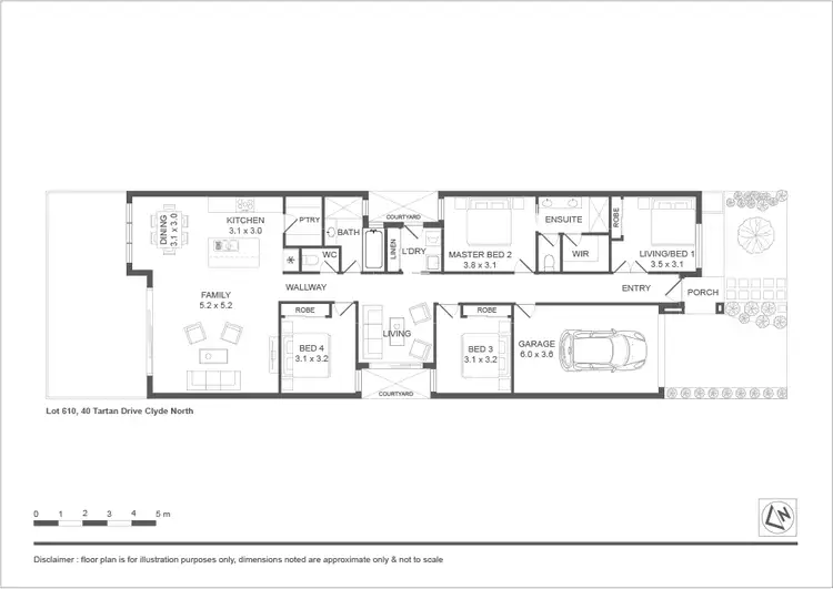 Floorplan of Homely house listing, 40 Tartan Drive, Clyde North VIC 3978