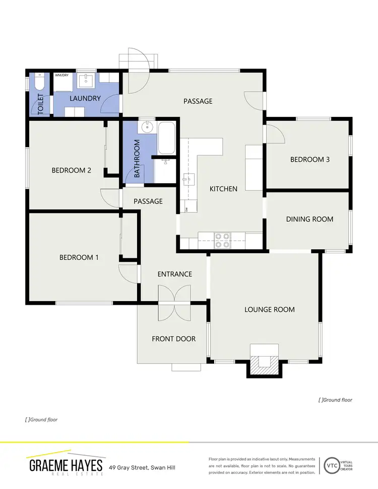 Floorplan of Homely house listing, 49 Gray Street, Swan Hill VIC 3585