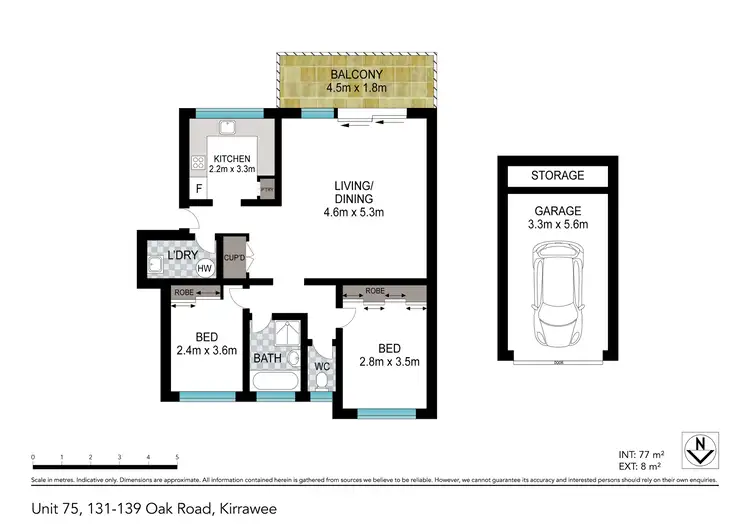 Floorplan of Homely apartment listing, 75/131-139 Oak Road, Kirrawee NSW 2232