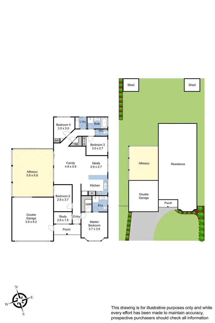 Floorplan of Homely house listing, 74 Central Parkway, Cranbourne West VIC 3977