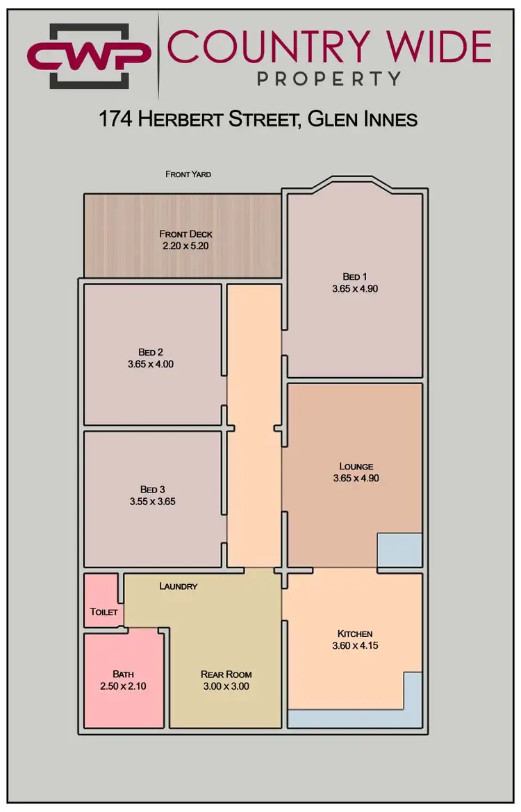 Floorplan of Homely house listing, 174 Herbert Street, Glen Innes NSW 2370