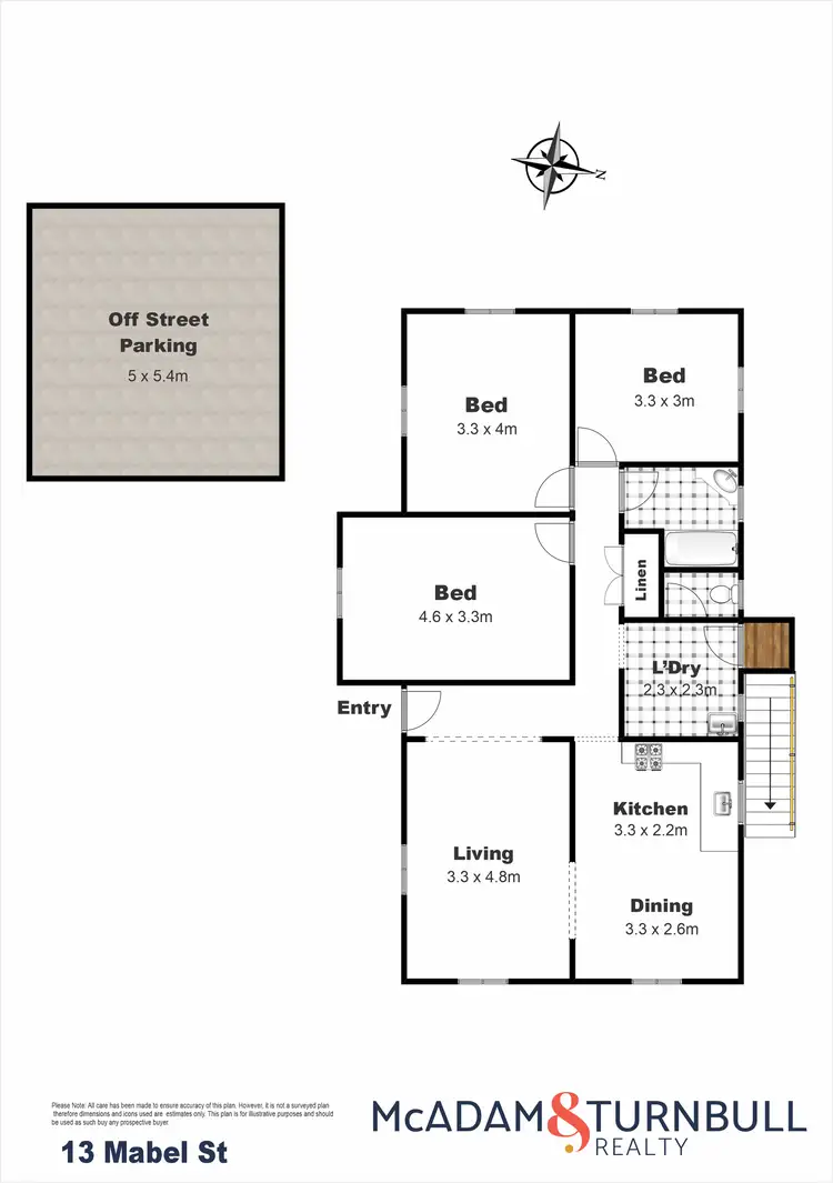 Floorplan of Homely house listing, 13 Mabel Street, Harlaxton QLD 4350