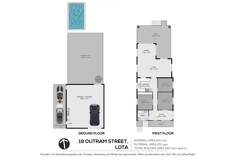 Floorplan of Homely house listing, 19 Outram Street, Lota QLD 4179