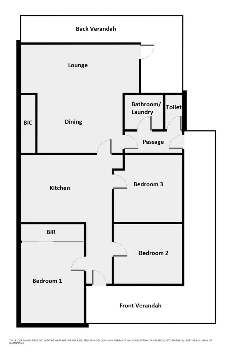 Floorplan of Homely house listing, 29 Garrard Street, Hopetoun VIC 3396