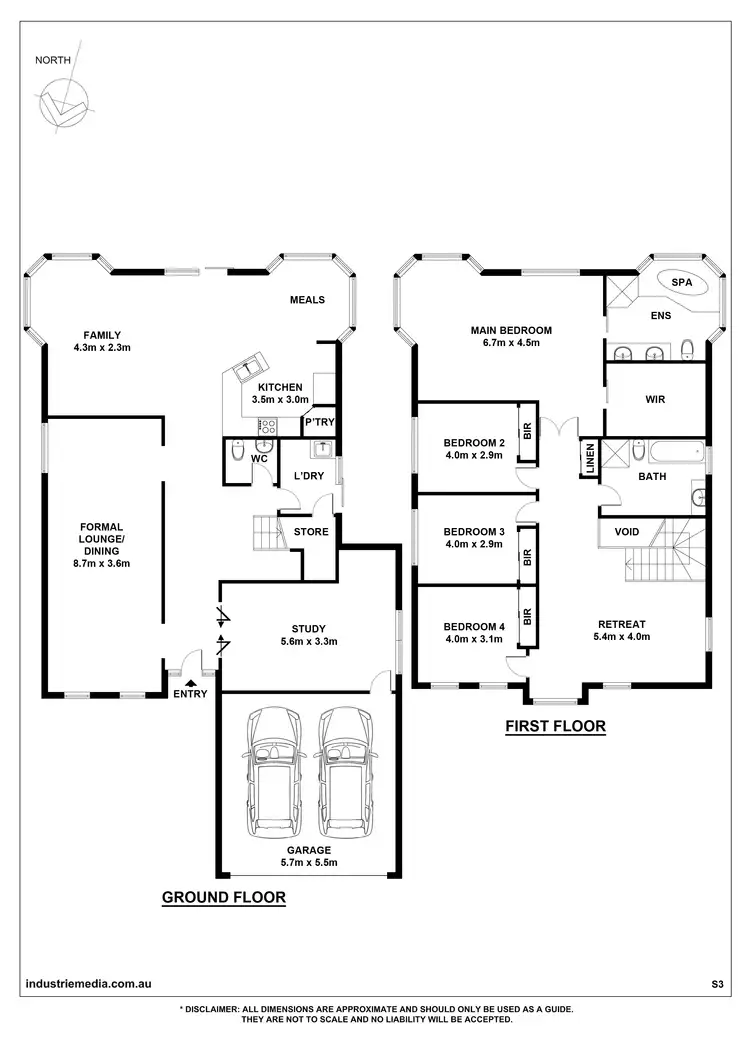 Floorplan of Homely house listing, 11 Ballymena Way, Kellyville NSW 2155