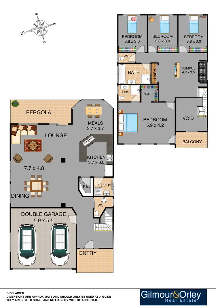 Floorplan of Homely house listing, 36 Botanical Drive, Kellyville NSW 2155