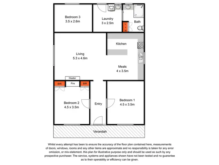 Floorplan of Homely house listing, 9 Moore Street, Hamilton VIC 3300