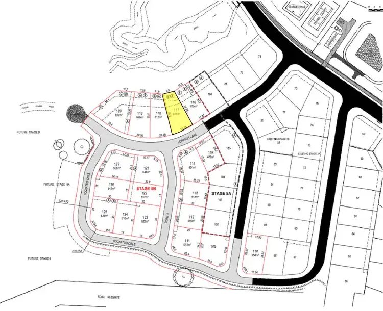 Floorplan of Homely land listing, Lot 117 Tallowood Ridge (off Tuckeroo Avenue), Mullumbimby NSW 2482