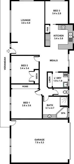 Floorplan of Homely house listing, 406 Swansea Road, Lilydale VIC 3140