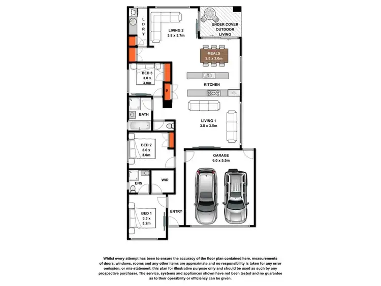 Floorplan of Homely house listing, 17 Roberts Street, Hamilton VIC 3300
