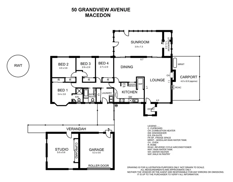 Floorplan of Homely house listing, 50 Grandview Avenue, Macedon VIC 3440