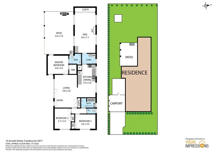 Floorplan of Homely house listing, 19 Arnold Street, Cranbourne VIC 3977