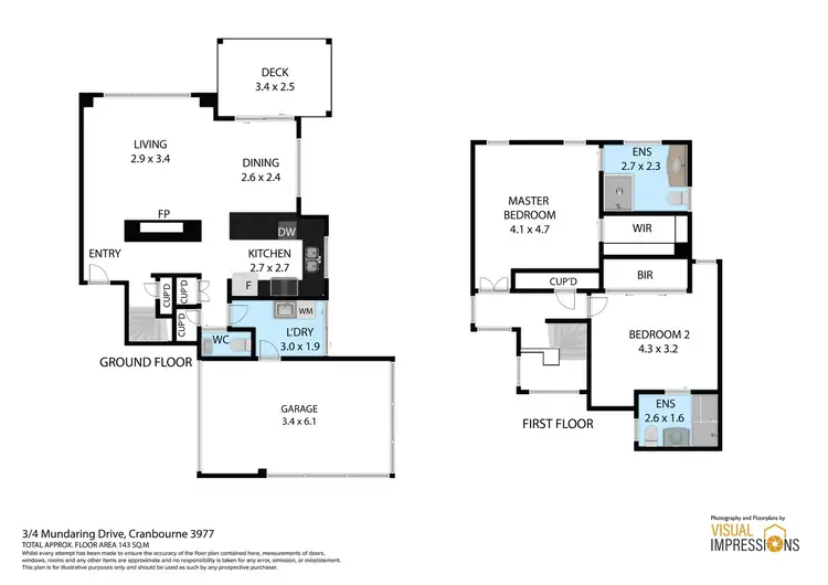 Floorplan of Homely townhouse listing, 3/4 Mundaring Drive, Cranbourne VIC 3977