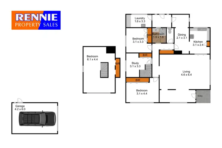 Floorplan of Homely house listing, 10 Christina Street, Morwell VIC 3840