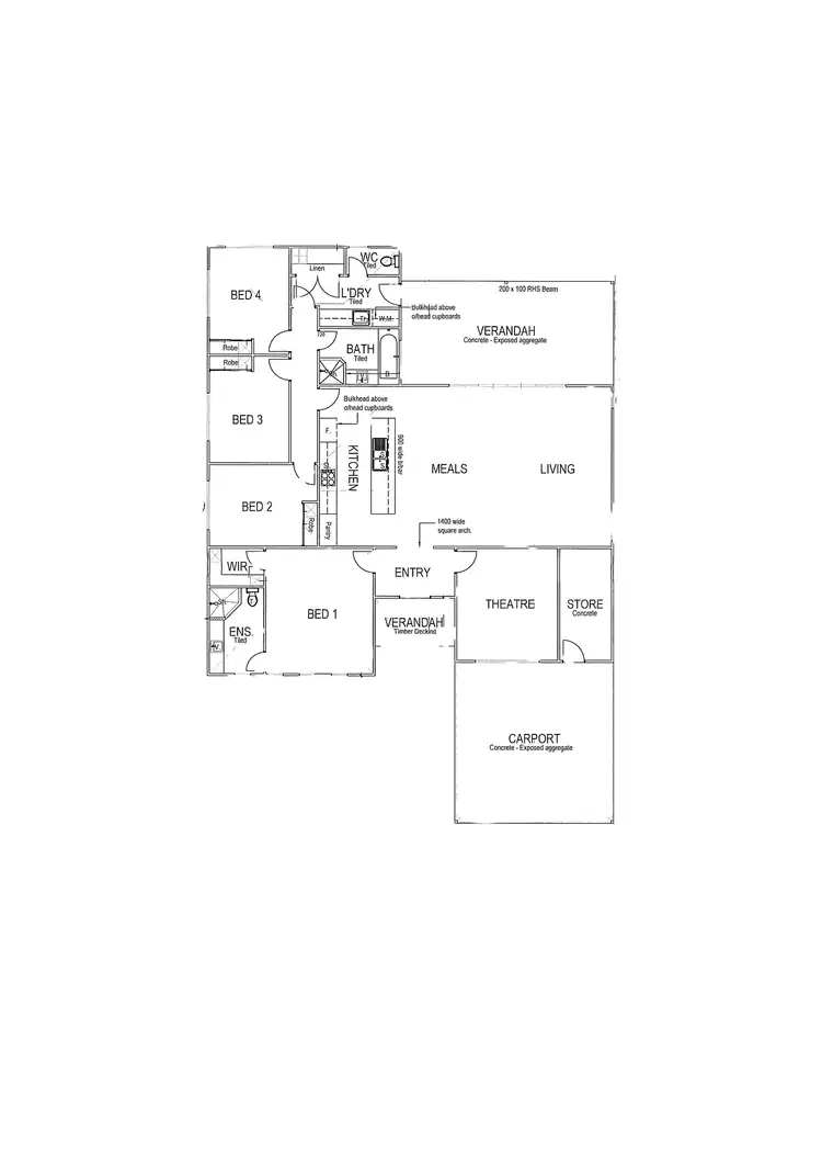 Floorplan of Homely house listing, 19 Durack Crescent, Broome WA 6725
