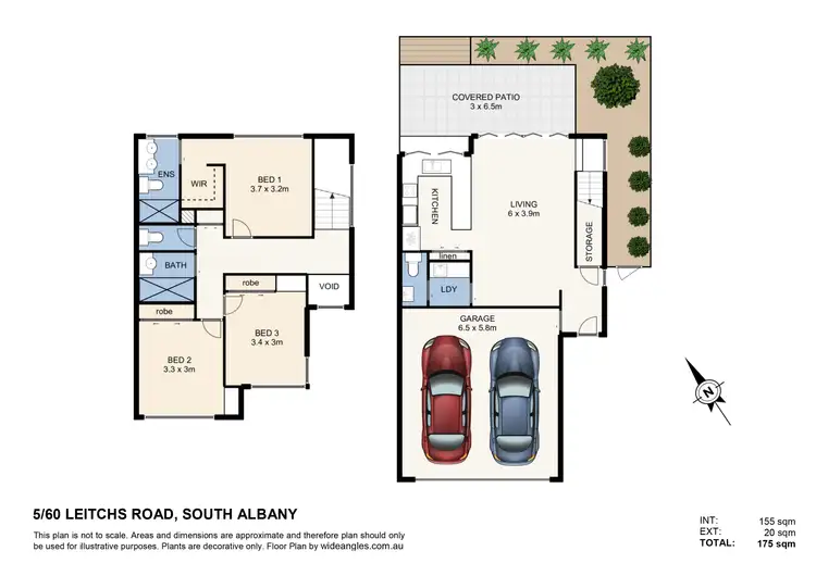 Floorplan of Homely townhouse listing, 5/60 Leitchs Road South, Albany Creek QLD 4035