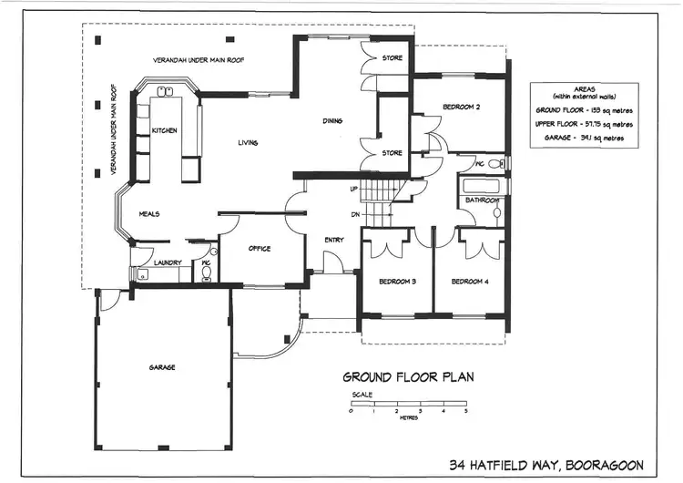 Floorplan of Homely house listing, 34 Hatfield Way, Booragoon WA 6154