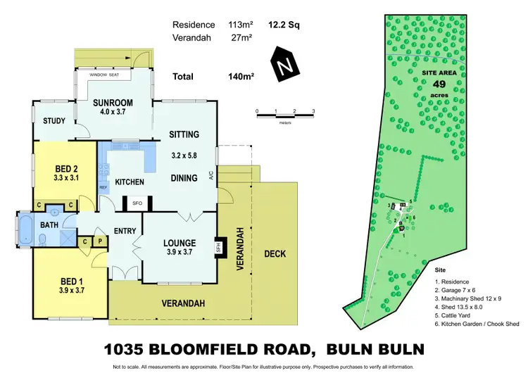 Floorplan of Homely rural property listing, 1035 Bloomfield Road, Buln Buln VIC 3821