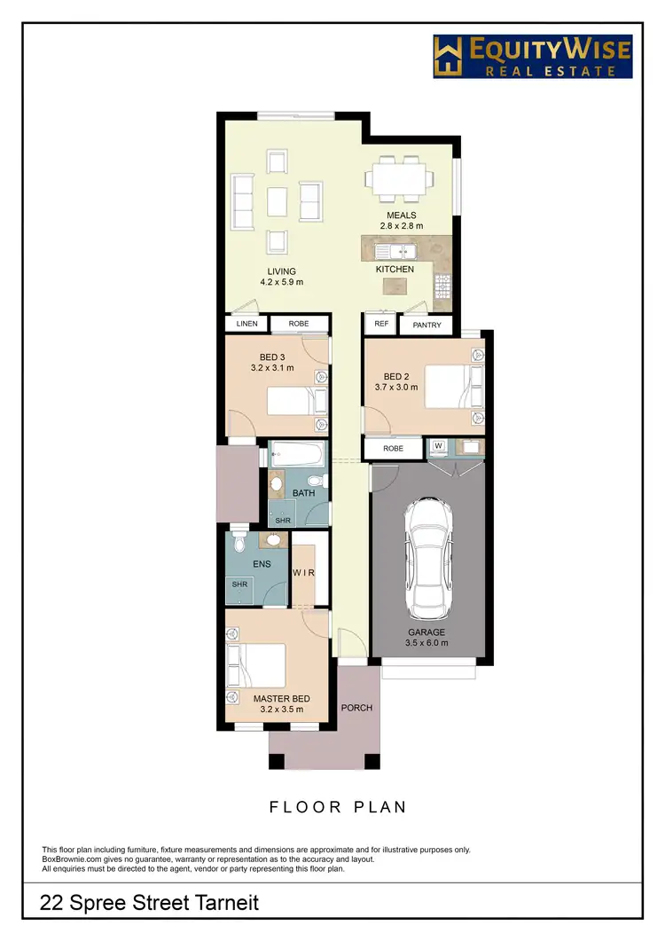Floorplan of Homely house listing, 22 Spree Street, Tarneit VIC 3029