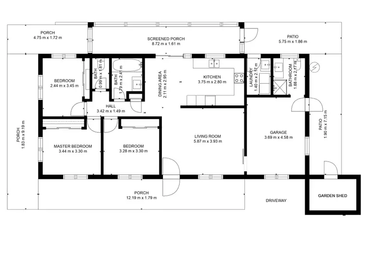 Floorplan of Homely house listing, 13 Depot Road, West Nowra NSW 2541