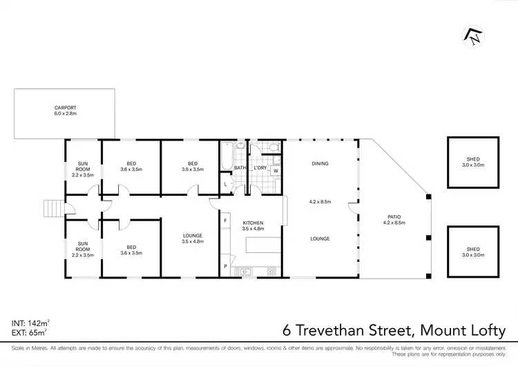 Floorplan of Homely house listing, 6 Trevethan Street, Mount Lofty QLD 4350