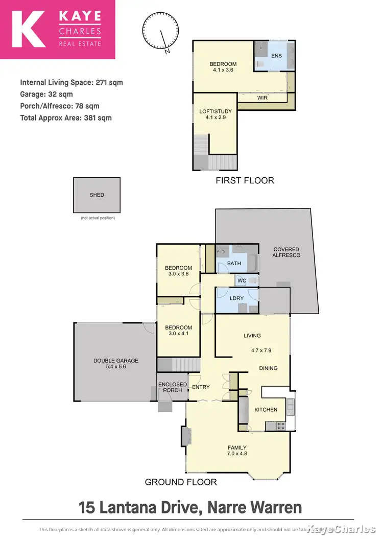 Floorplan of Homely house listing, 15 Lantana Drive, Narre Warren VIC 3805