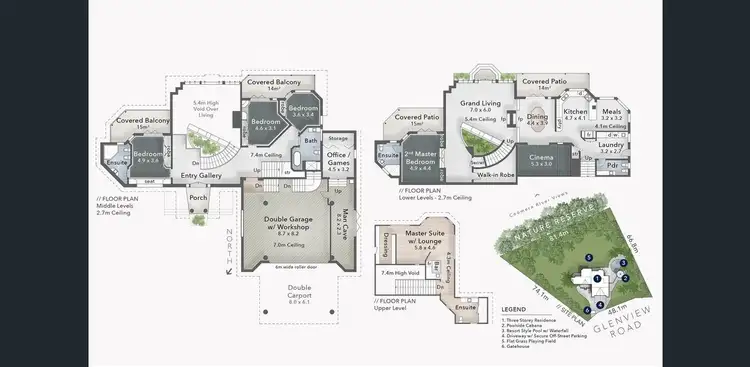 Floorplan of Homely house listing, 46 Glenview Road, Upper Coomera QLD 4209