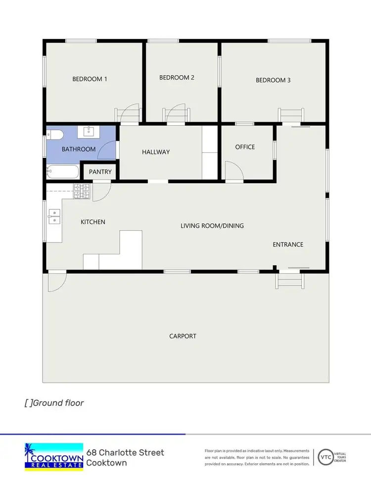 Floorplan of Homely house listing, 68 Charlotte Street, Cooktown QLD 4895