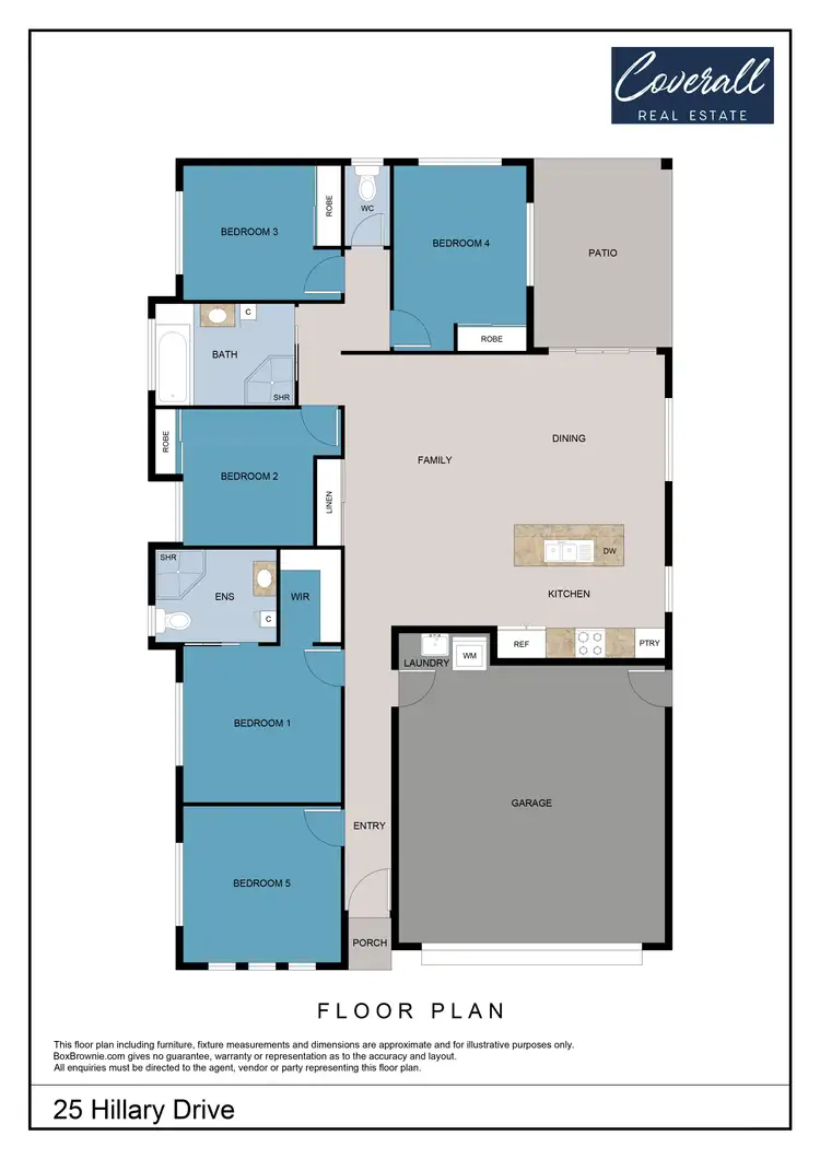 Floorplan of Homely house listing, 25 Hillary Drive, Smithfield QLD 4878