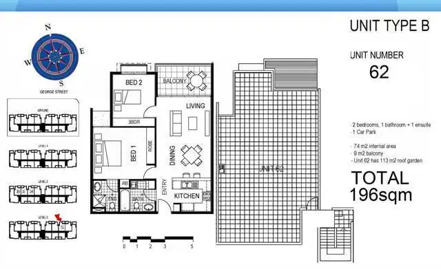 Floorplan of Homely unit listing, 62/6 George Street, Deception Bay QLD 4508