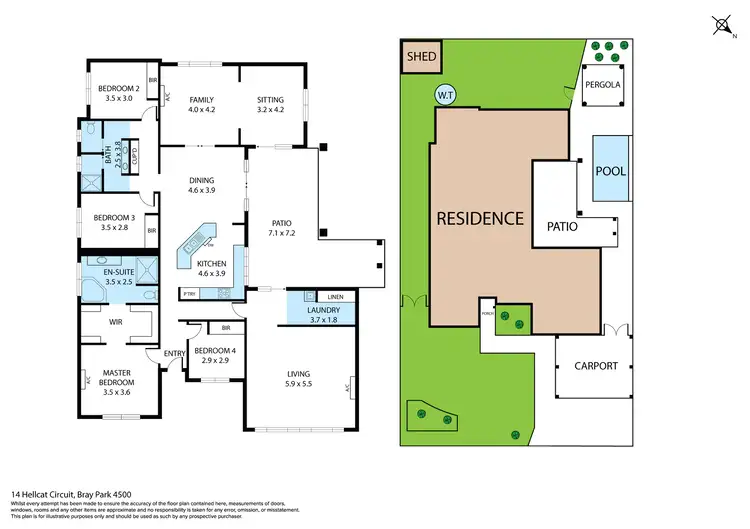 Floorplan of Homely house listing, 14 Hellcat Circuit, Bray Park QLD 4500
