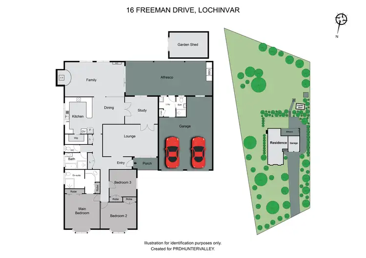 Floorplan of Homely house listing, 16 Freeman Drive, Lochinvar NSW 2321