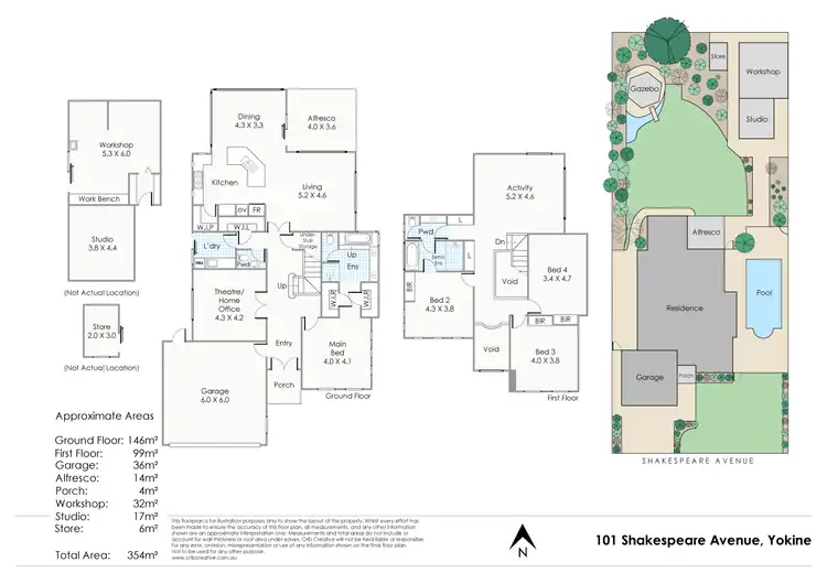 Floorplan of Homely house listing, 101 Shakespeare Avenue, Yokine WA 6060