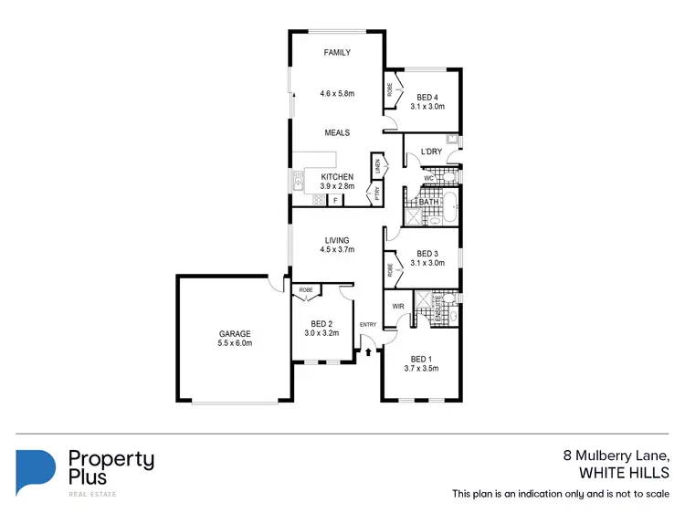 Floorplan of Homely house listing, 8 Mulberry Lane, White Hills VIC 3550