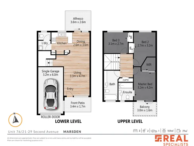 Floorplan of Homely unit listing, 76/21 Second Avenue, Marsden QLD 4132