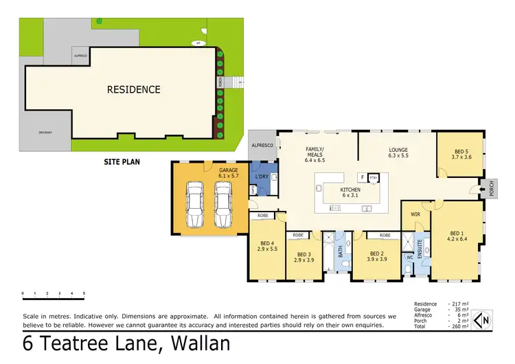 Floorplan of Homely house listing, 6 Teatree Lane, Wallan VIC 3756