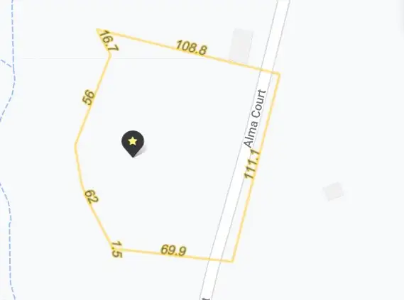 Floorplan of Homely land listing, 25 (Lot 10) Alma Court, Villeneuve QLD 4514